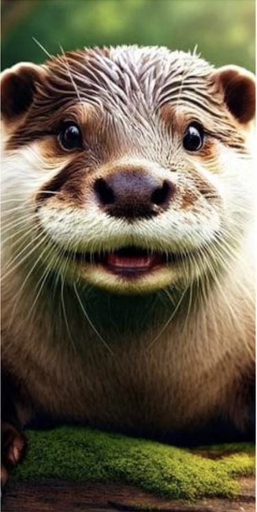 Otter from animal personality test
